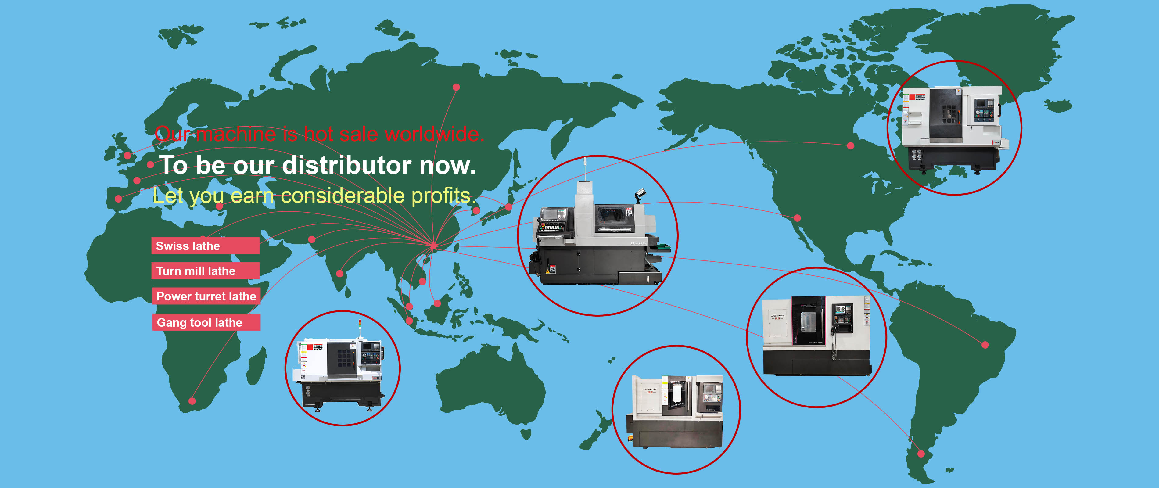 JSWAY CNC Machine in hot sale worldwide