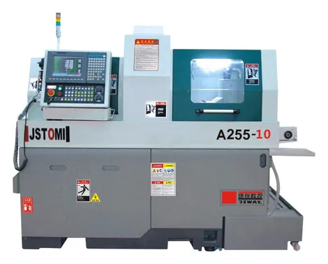 A255-10 Double Spindle Rotary Auto swiss type CNC Lathe Machine