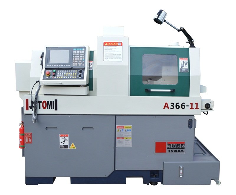 A366-11 / B366-11 high efficiency double spindle swiss type cnc lathe
