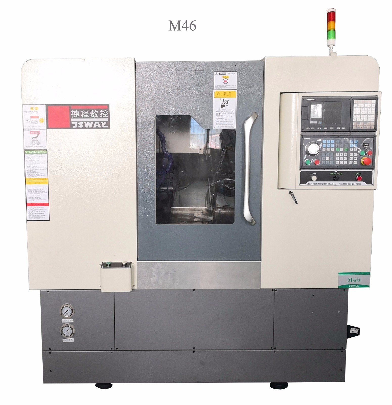 product-2020 New design 4 Axis Slant Bed turning and milling combine lathe machine M46X-JSWAY-img-40