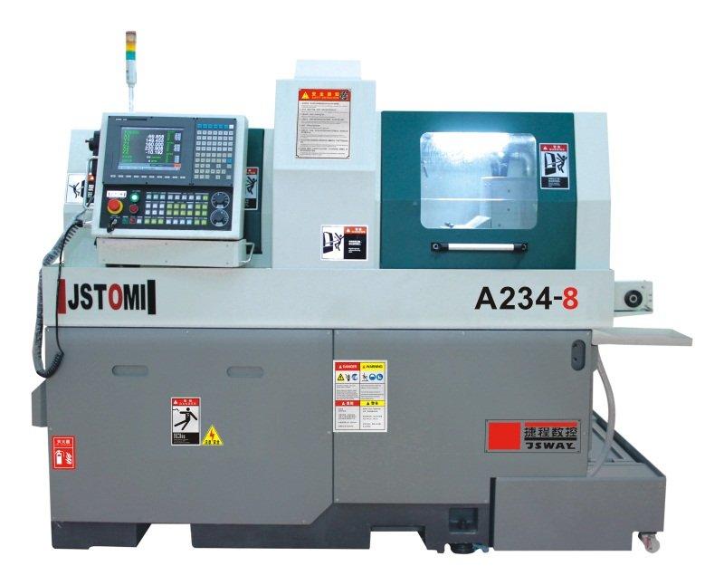 A234-8 / A234-9 مخرطة CNC سويسرية عالية السرعة برأس منزلق-1