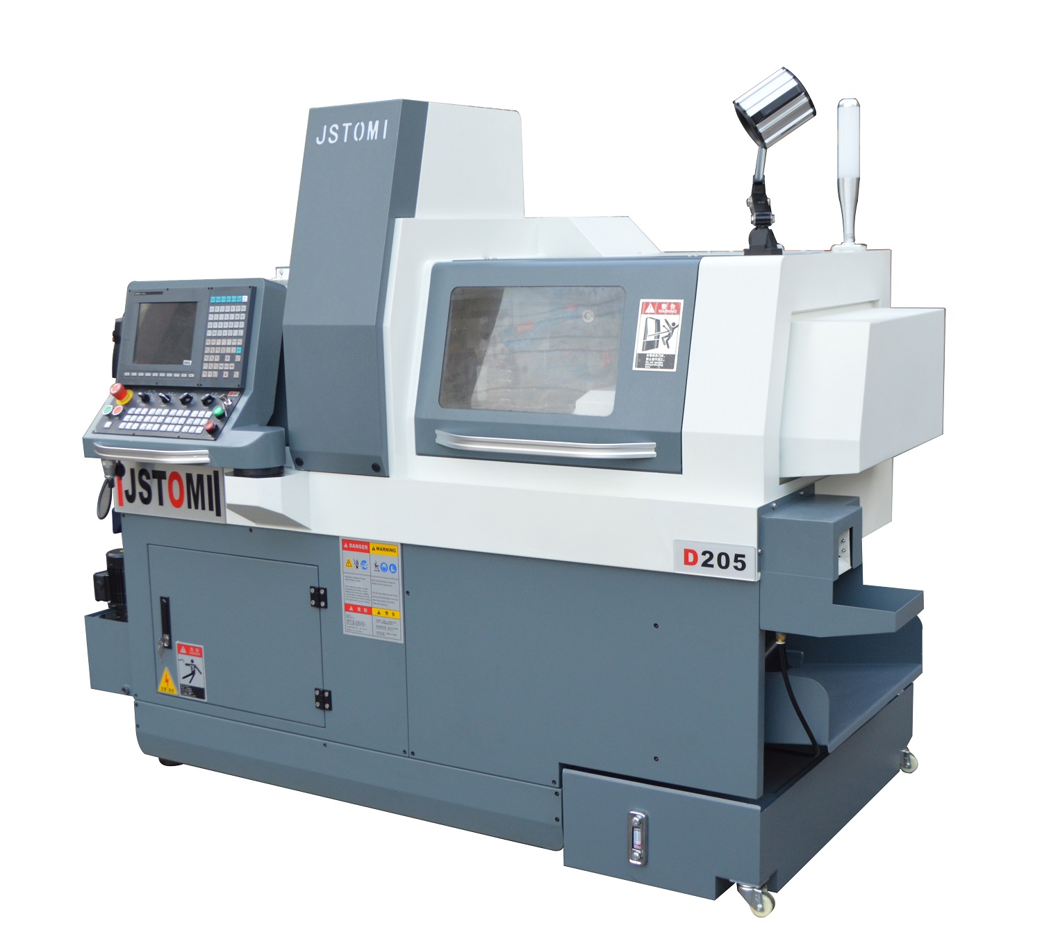 product-JSWAY-D205 Double electric built in Spindle Auto CNC swiss Lathe Machine-img