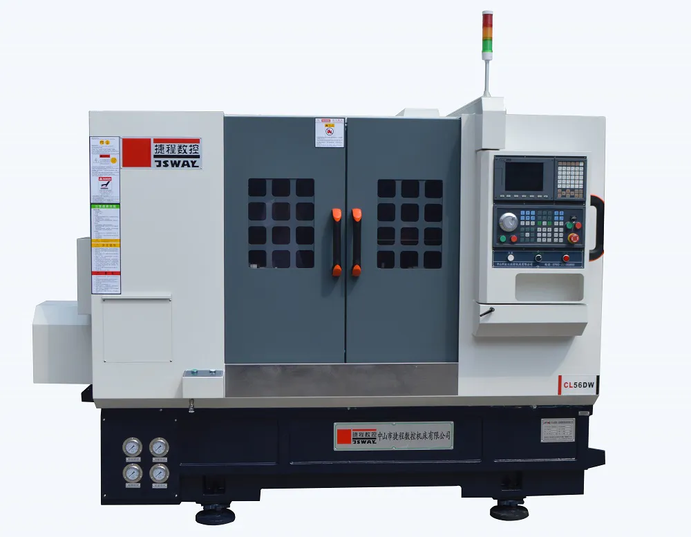 Slant Bed 2 Axis CNC Lathe Machine With Turret and Tailstock