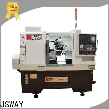 JSWAY safe cnc centre lathe with tailstock for workplace