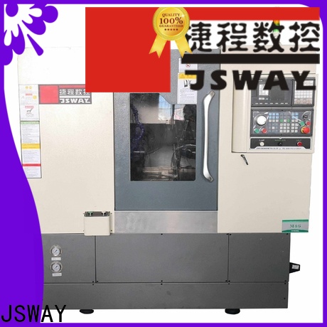 JSWAY bed cnc turning machine with tailstock for workplace
