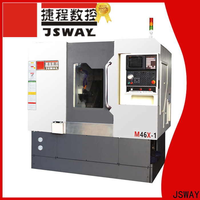 JSWAY gang small lathe online for flashlight part