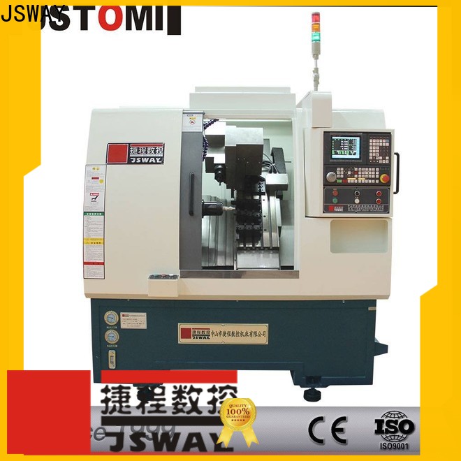 JSWAY slant cnc vertical milling machine with tailstock for workplace