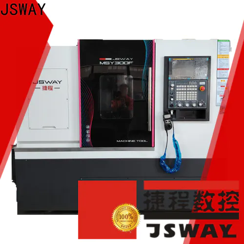 JSWAY axis lathe machine videos supplier for flashlight part
